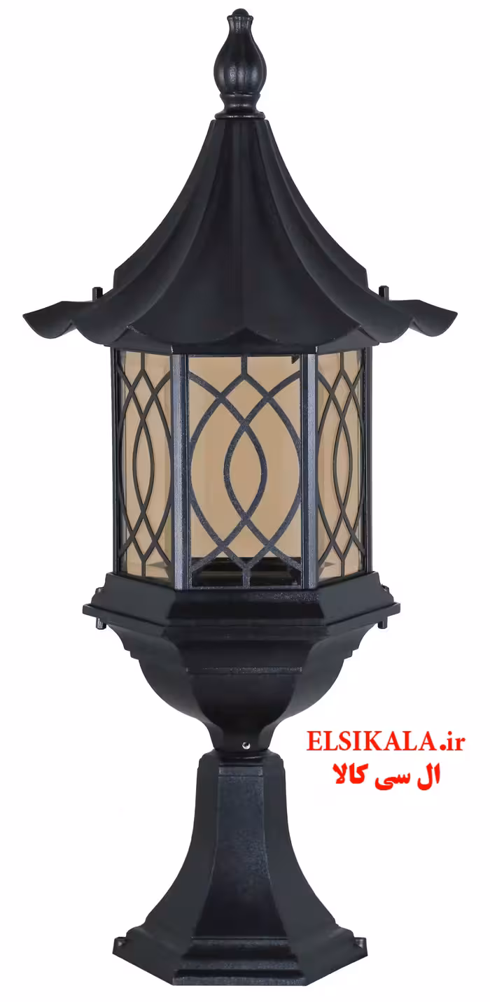 چراغ سردری شش ضلعی چتری طرحدار آلمینیوم دایکاست