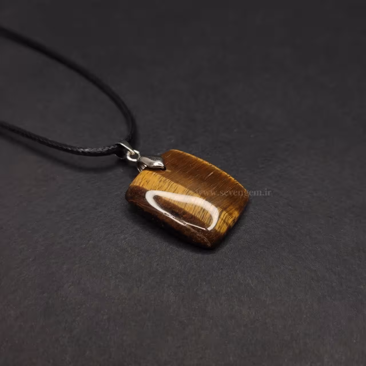 مدال بسیار زیبای سنگ چشم ببر (کد55)