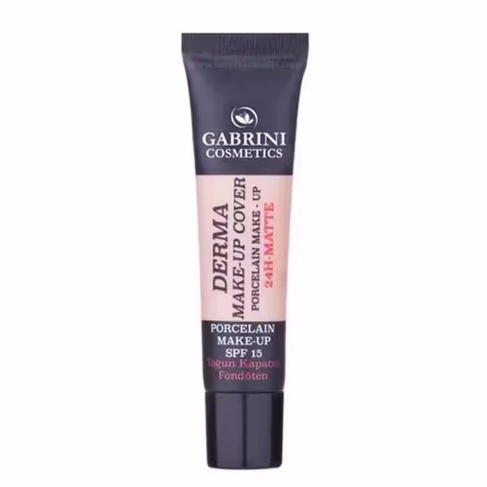 کرم پودر گابرینی Gabrini سری Derma SPF15 شماره 104 حجم 40 میل
