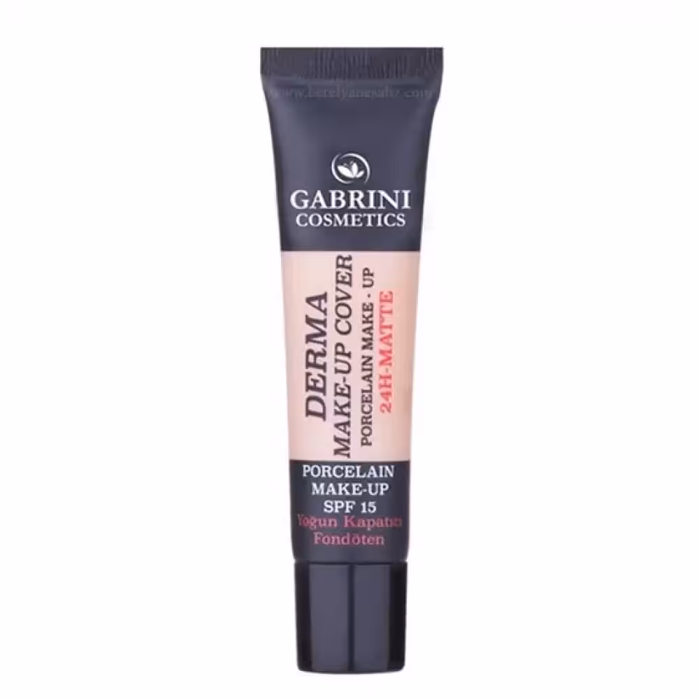 کرم پودر گابرینی Gabrini سری Derma SPF15 شماره 104 حجم 40 میل
