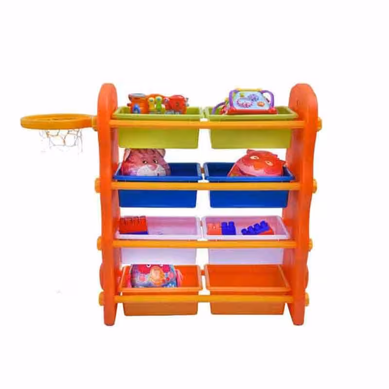 قفسه اسباب بازی 8 باکسی مدل قلعه میشا