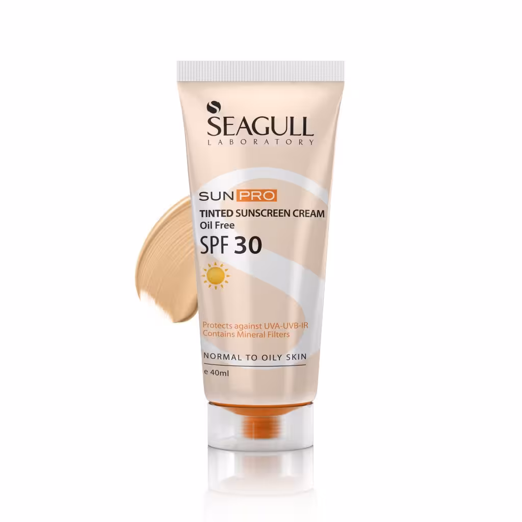 ضد آفتاب رنگی فاقد چربی سی گل SPF30 پوست چرب معمولی