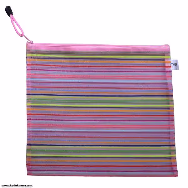 پوشه زیب دار  توری سایز A4