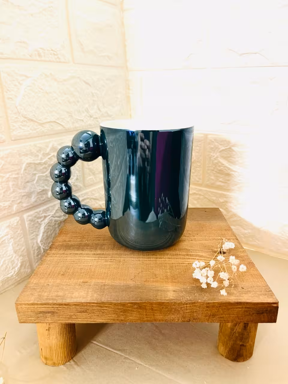 ماگ دسته مرواریدی