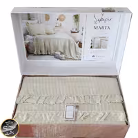 ست پیکه دونفره مدل Marta برند شاهسر ترک (سه تکه - سبز روشن)