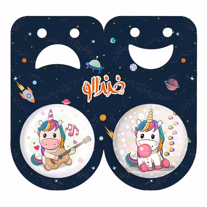 پیکسل خندالو مدل اسب تک شاخ یونیکورن کد 38323833 مجموعه 2 عددی