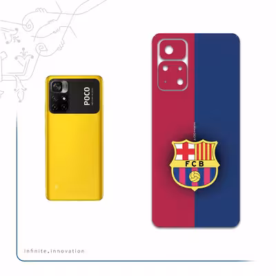 برچسب پوششی ماهوت مدل Barcelona مناسب برای گوشی موبایل شیائومی Poco M4 Pro 5G