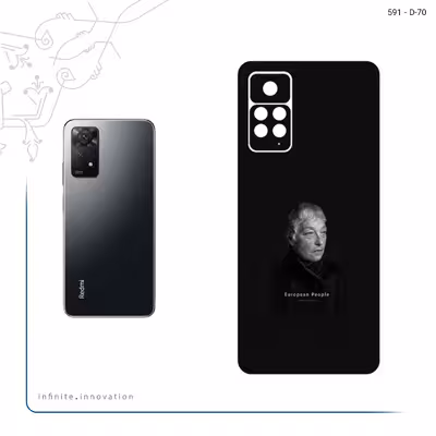 برچسب پوششی ماهوت مدل Portrait of a European Woman مناسب برای گوشی موبایل شیائومی Redmi Note 11 Pro