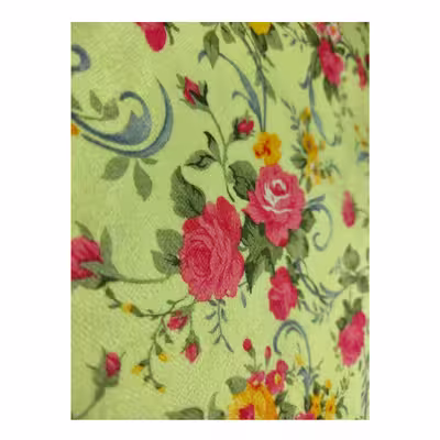حوله دستی او.ام.جی مدل باغ گل سایز 40×40 سانتی متر بسته 2 عددی