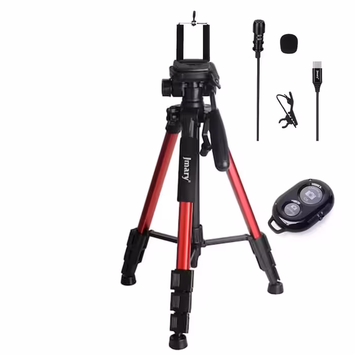 سه پایه دوربین جی ماری مدل KP-2234 کد 195 مجموعه 4 عددی