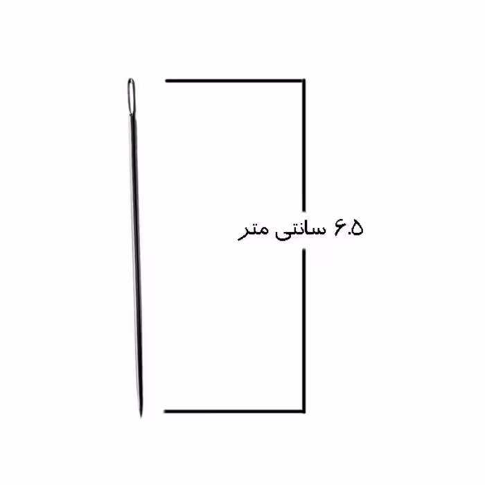 مجموعه سه عددی سوزن چرم دوزی مدل 6.5 سانتی
