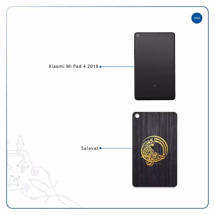 برچسب پوششی ماهوت مدل Salavat مناسب برای تبلت شیائومی Mi Pad 4 2018