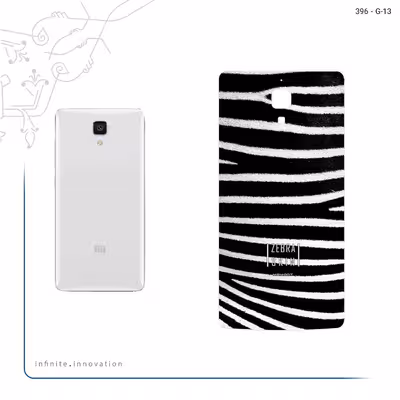برچسب پوششی ماهوت مدل Zebra Skin مناسب برای گوشی موبایل شیائومی Mi 4