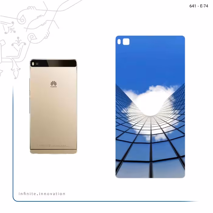 برچسب پوششی ماهوت مدل Glass skyscraper مناسب برای گوشی موبایل هوآوی P8