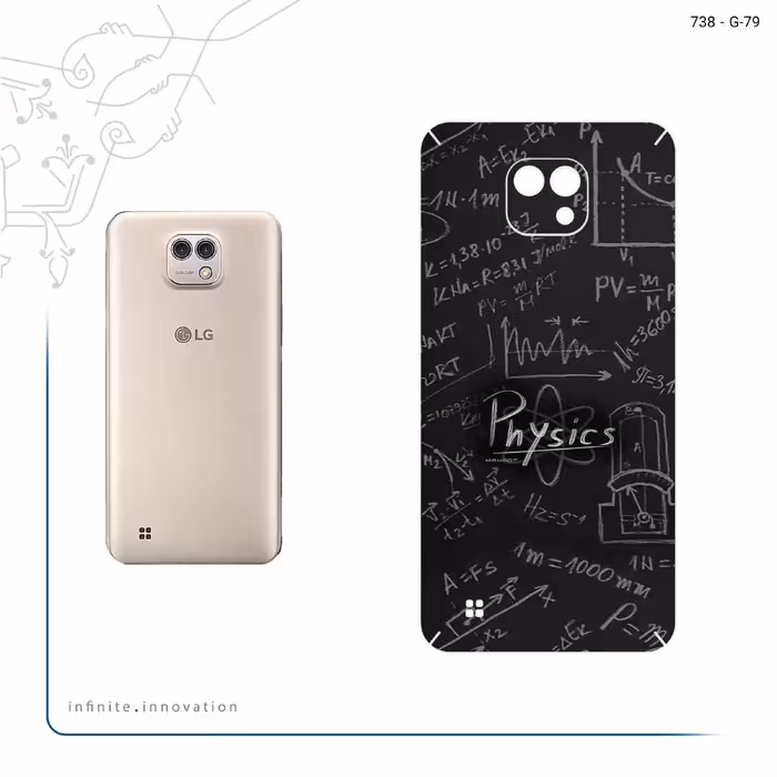 برچسب پوششی ماهوت مدل Physics Science مناسب برای گوشی موبایل ال جی X Cam