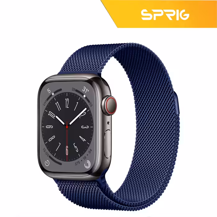 بند اسپریگ مدل Milanese مناسب برای اپل واچ سری 1 / 2 / 3 / 4 / 5 / 6 / 7 / 8 / SE / Ultra سایز 42 / 44 / 45 / 49 میلی متری