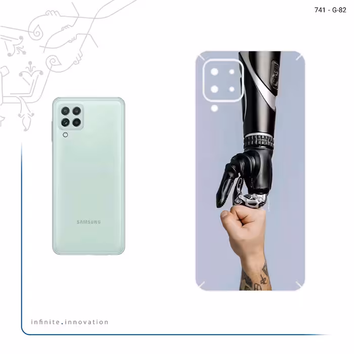 برچسب پوششی ماهوت مدل Robotics مناسب برای گوشی موبایل سامسونگ Galaxy A22 4G