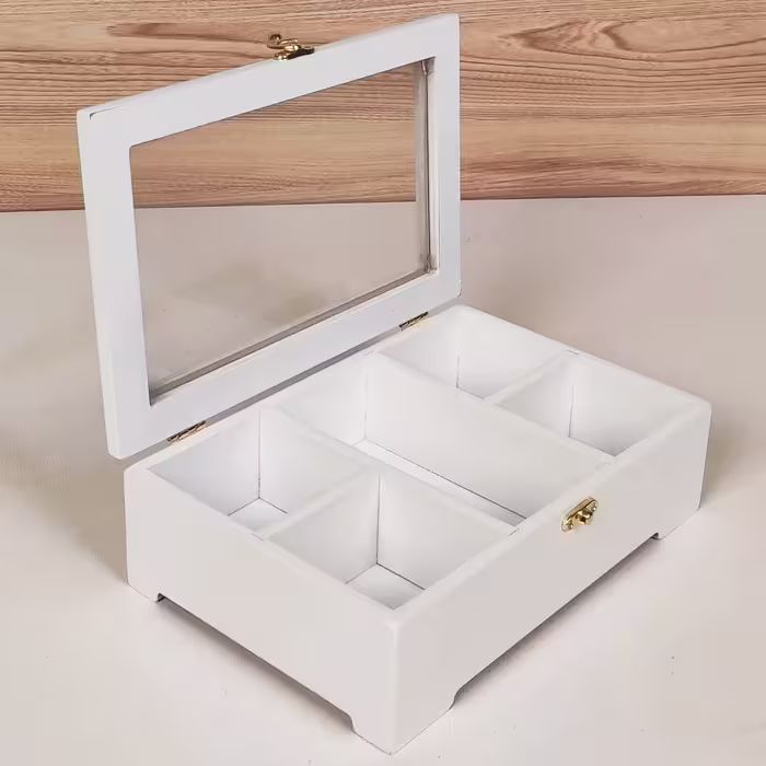 جعبه چای کیسه ای مدل 5 خانه