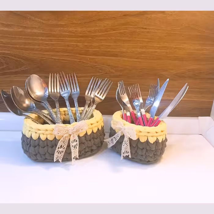 سبد قلاب بافی تریکو کد bb56 مجموعه 2 عددی