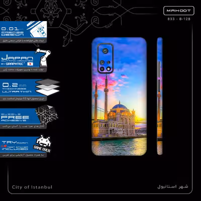 برچسب پوششی ماهوت مدل City of Istanbul-FullSkin مناسب برای گوشی موبایل شیائومی Mi 10T Pro 5G
