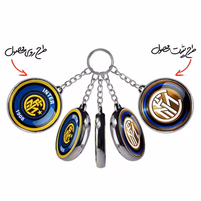 جاکلیدی خندالو طرح باشگاه اینتر میلان مدل دوطرفه کد 20082050