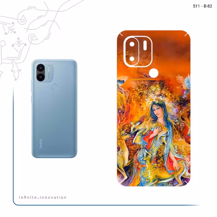 برچسب پوششی ماهوت مدل Persian miniature 2 مناسب برای گوشی موبایل شیائومی Redmi A1 Plus