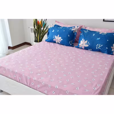 سرویس ملحفه بومرنگ مدل Flora دونفره 6 تکه