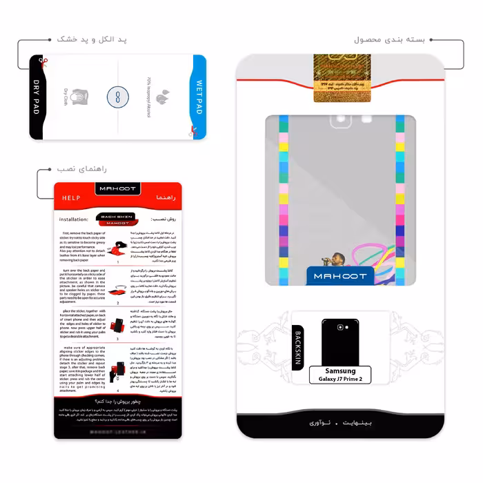 برچسب پوششی ماهوت مدل Collage of Heartbreak مناسب برای گوشی موبایل سامسونگ Galaxy J7 Prime 2