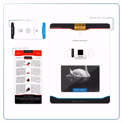 برچسب پوششی ماهوت مدل Swan Lake مناسب برای تبلت سامسونگ Galaxy Tab 3 8.0 2013 T311