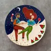 بشقاب دیوارکوب سفالی ماسالند مدل یلدایی مجموعه 3 عددی