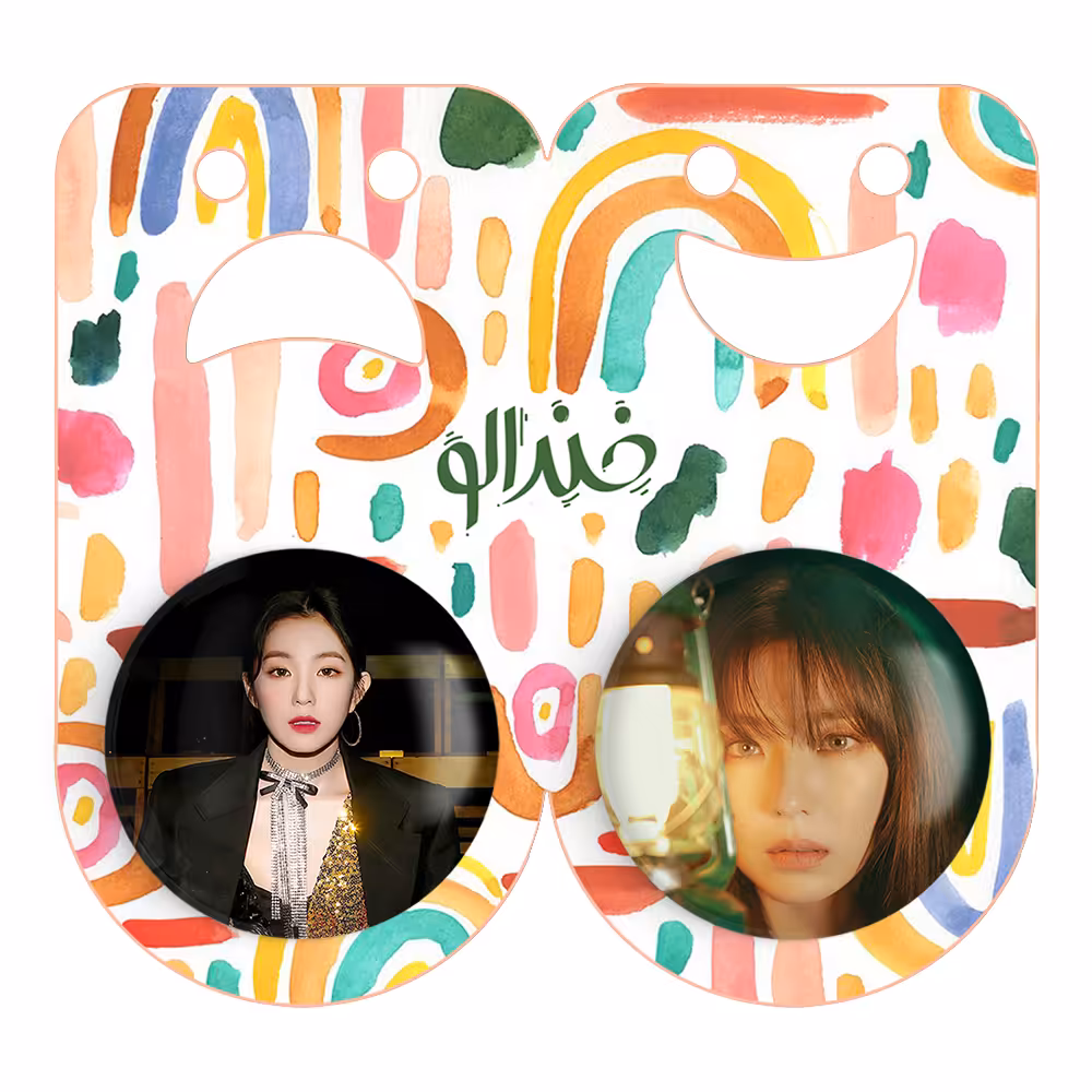 پیکسل خندالو مدل آیرین گروه رد ولوت Red Velvet کد 1965119654 مجموعه 2 عددی