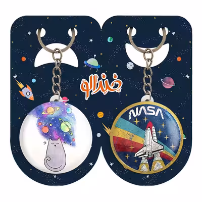 جاکلیدی خندالو مدل فضایی کد 19431937 مجموعه 2 عددی 