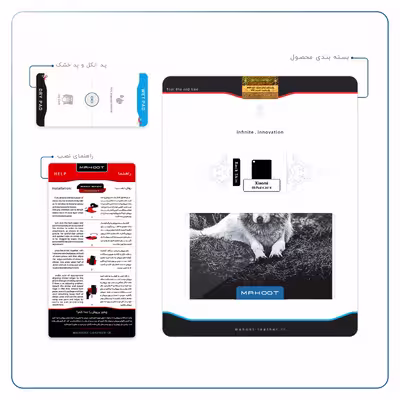 برچسب پوششی ماهوت مدل Dire Wolf مناسب برای تبلت شیائومی Mi Pad 4 2018