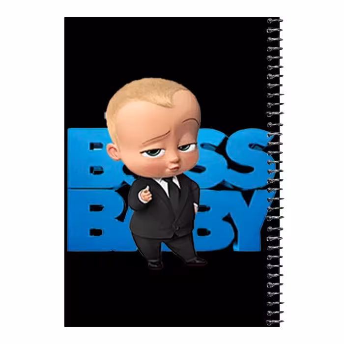 دفتر مشق 80 برگ اس جی مدل بچه رئیس کد 1