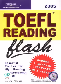 کتاب انگلیسی آزمون تافل ریدینگ فلش Peterson’s TOEFL Reading Flash 2005