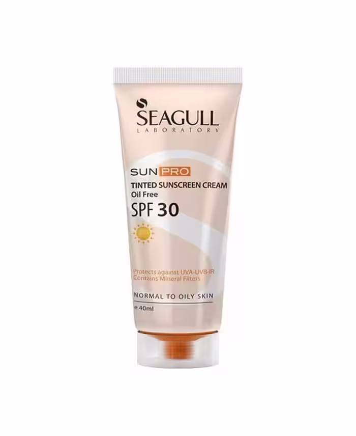 ضد آفتاب رنگی فاقد چربی SPF30 سی گل 40 میلی لیتر