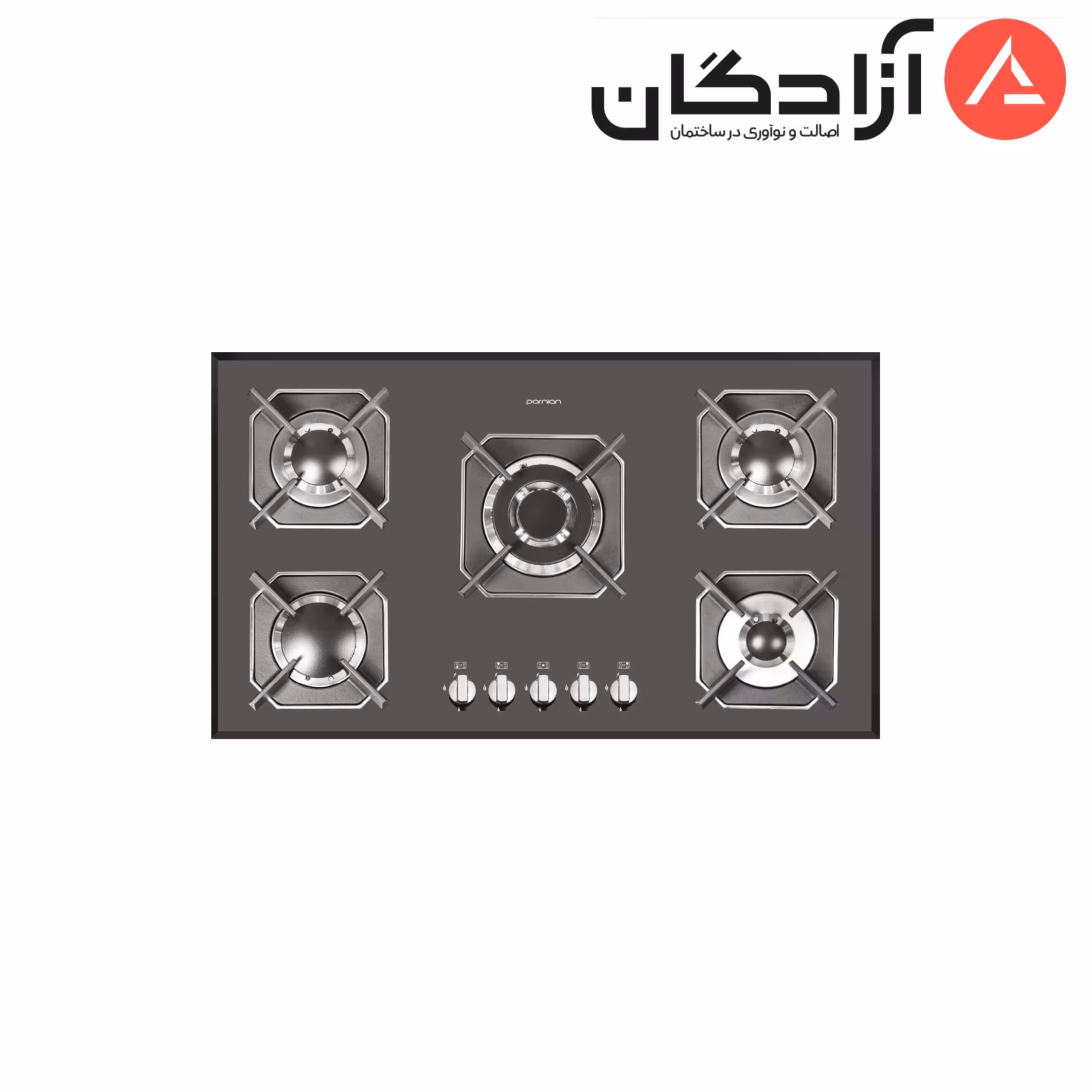 اجاق گاز شیشه ای پرنیان استیل PB5209