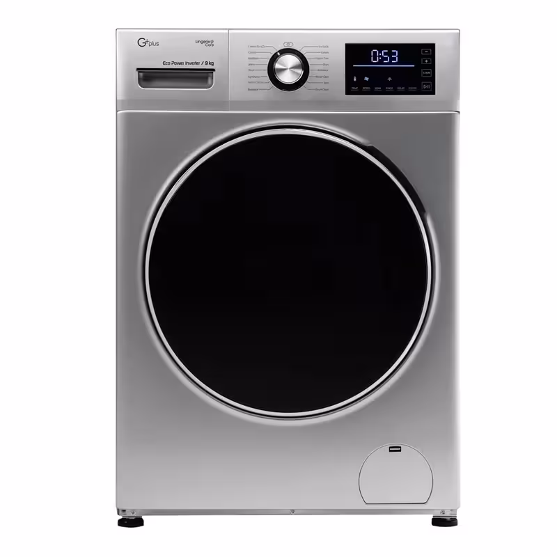 ماشین لباسشویی جی پلاس مدل GWM-K9341S ظرفیت 9 کیلوگرم