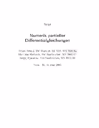 خرید و دانلود نسخه کامل کتاب Numerik partieller Differentialgleichungen