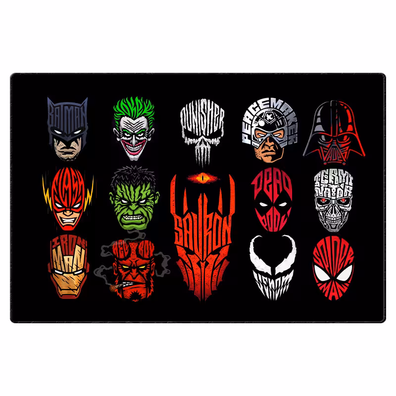 ماوس پد گیمینگ طرح Superheroes