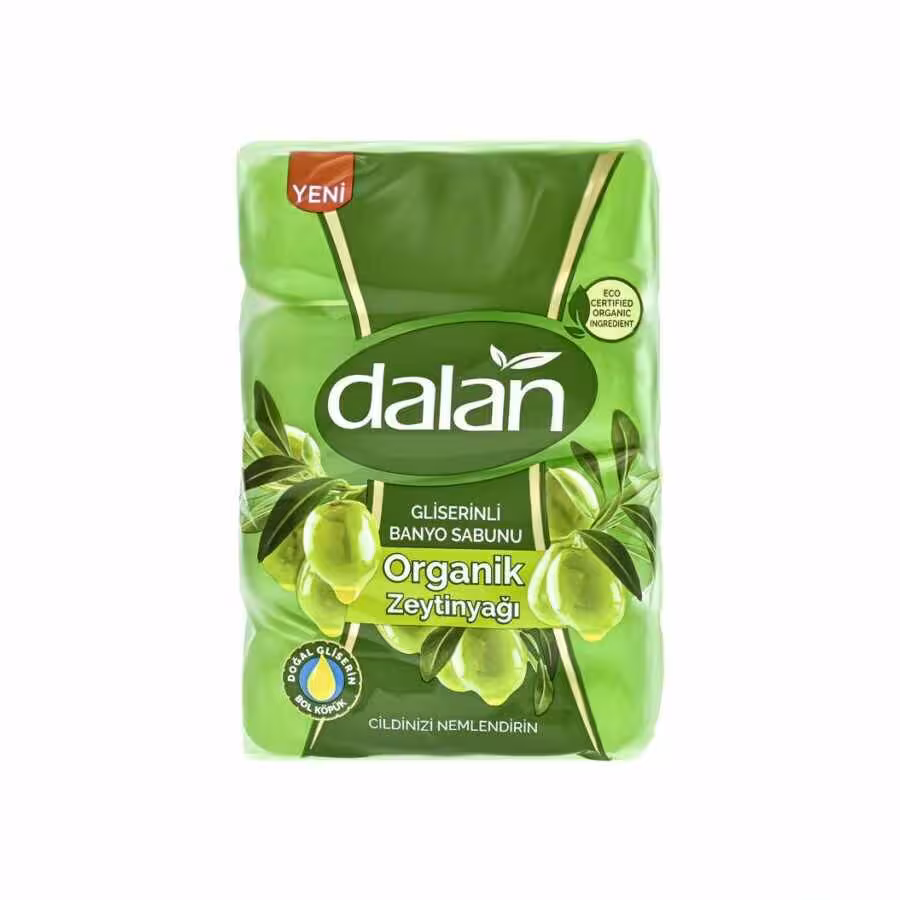 صابون دالان حاوی گلیسیرین و عصاره روغن زیتون تعداد 4 عددی