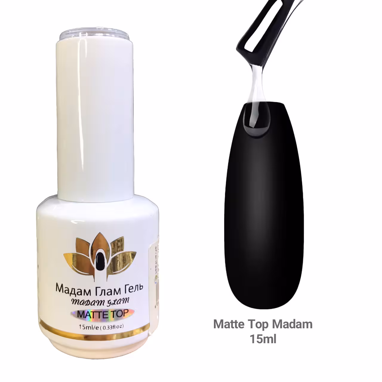 تاپ مات کاشت ناخن مادام گلم روسی 15 میل – Madam Glam