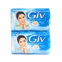 صابون جیو Giv آبی مدل GIV Beauty Soap بسته 4 عددی