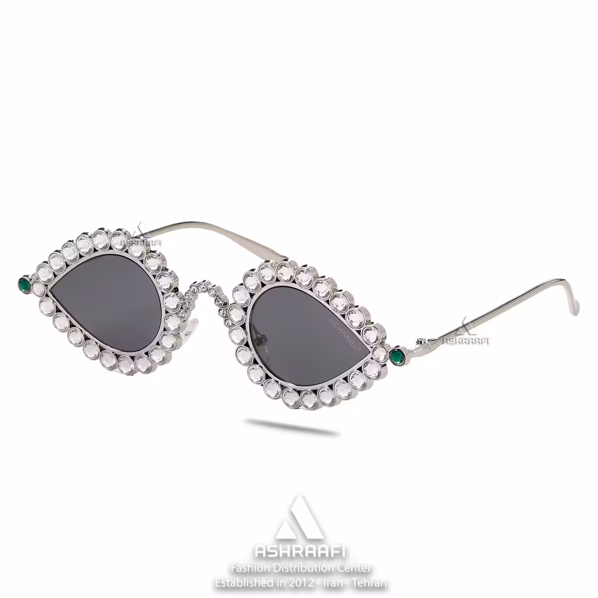 عینک آفتابی نگین دار Chanel AS521414