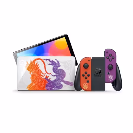 کنسول بازی نینتندو سوییچ مدل OLED طرح بازی Pokémon Scarlet & Violet