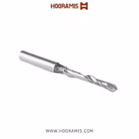 مته اختصاصی تک کاناله 8*80*40*6 از جنس HSS-E جهت فرزکاری در پروفیلهای  uPVC در ماشین  Kaban