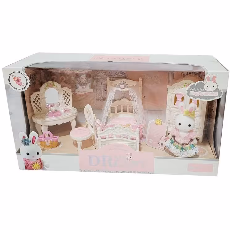 اسباب بازی اتاق خرگوش کوچولو با لوازم مدل 6616