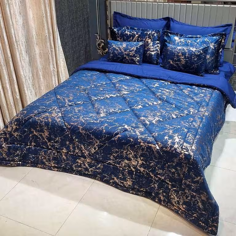 روتختی مخمل طلاکوب 8تکه