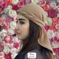 دستمال سر بند دار/ دورگ عربی دخترانه و زنانه