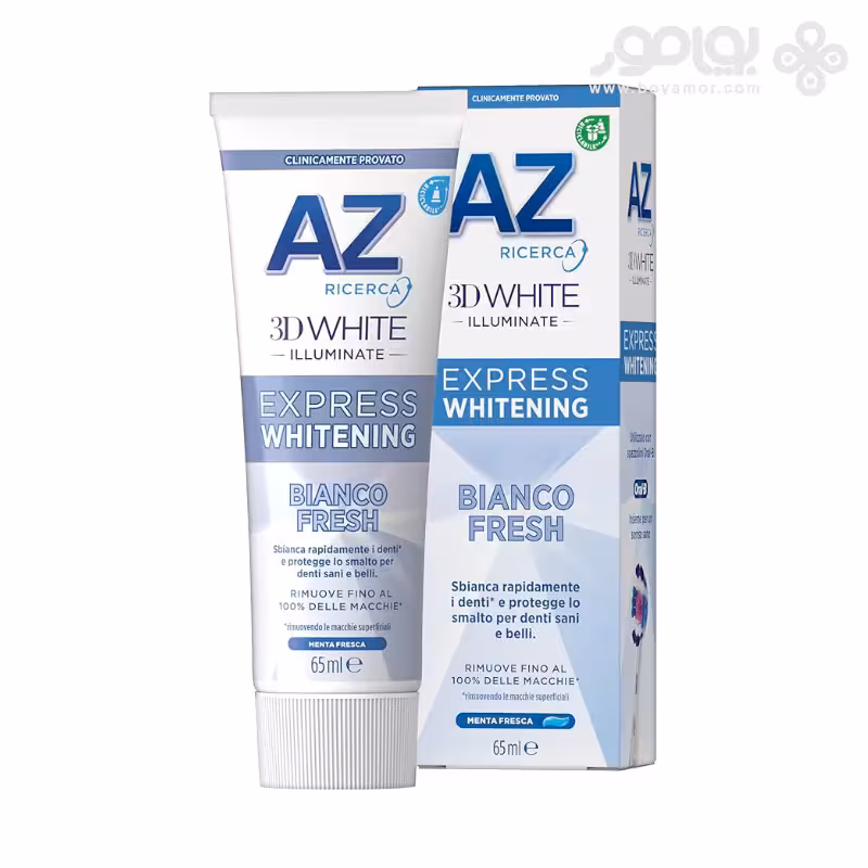 خمیر دندان اورال بی سه بعدی ILLUMINATE سری AZ مدل BIANCO FRESH